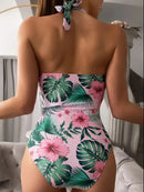 Maiô Adriana Frente única Estampa Floral